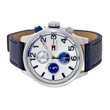 Tommy Hilfiger Jackson Silver Dial Black Leather Strap Watch for Men - 1791240 Authentic Buy Shop Now