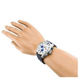 Tommy Hilfiger Jackson Silver Dial Black Leather Strap Watch for Men - 1791240 Authentic Buy Shop Now