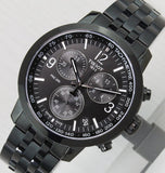 Tissot PRC 200 Chronograph Black Dial Black Steel Strap Watch For Men - T114.417.33.057.00 Authentic Buy Shop Now