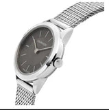 Calvin Klein Minimal Grey Dial Silver Mesh Bracelet Watch for Women - K3M23124 Authentic Buy Shop Now