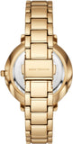 Michael Kors Pyper Three Hand White Dial Gold Steel Strap Watch For Women - MK4666 Authentic Buy Shop Now