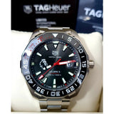 Tag Heuer Aquaracer Calibre 5 Premiere League Edition Black Dial Silver Stainless Steel Watch for Men - WAY201D.BA0927 Authentic Buy Shop Now