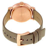 Marc Jacobs Baker Rose Gold Dial Grey Leather Strap Watch for Women - MBM1400 Authentic Buy Shop Now