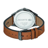 Lacoste Continental Black Dial Brown Leather Strap Watch for Men - 2011021 Authentic Buy Shop Now
