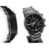 Burberry Sport Chronograph Black Dial Black Steel Strap Watch for Men - BU7703 Authentic Buy Shop Now
