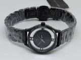 Marc Jacobs Tether Transparent Black Dial Black Steel Strap Watch for Women - MBM3419 Authentic Buy Shop Now