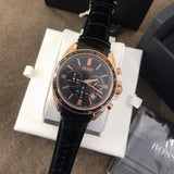 Hugo Boss Driver Black Dial Black Leather Strap Watch for Men - 1513092 Authentic Buy Shop Now