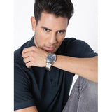 Emporio Armani Classic Navy Blue Dial Stainless Steel Watch For Men - AR1787 Authentic Buy Shop Now
