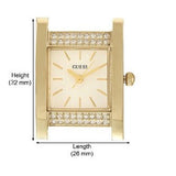 Guess Nouveau Diamonds Gold Dial Gold Mesh Bracelet Watch for Women - W0127L2 Authentic Buy Shop Now