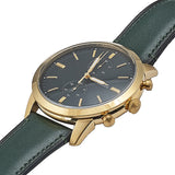 Fossil Townsman Chronograph Green Dial Green Leather Strap Watch for Men - FS5599 Authentic Buy Shop Now