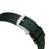 Gucci Grip Quartz Silver Dial Green Leather Strap Unisex Watch - YA157406 Authentic Buy Shop Now