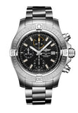 Breitling Avenger Chronograph 45mm Black Dial Silver Steel Strap Watch for Men - A13317101B1A1 Authentic Buy Shop Now