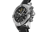 Breitling Avenger Chronograph 45mm Black Dial Black Leather Strap Watch for Men - A13317101B1X1 Authentic Buy Shop Now