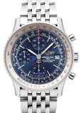 Breitling Navitimer Heritage Special Edition Blue Dial Silver Steel Strap Mens Watch - A1332412/C942 Authentic Buy Shop Now