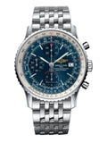 Breitling Navitimer Heritage Special Edition Blue Dial Silver Steel Strap Mens Watch - A1332412/C942 Authentic Buy Shop Now