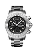 Breitling Avenger Chronograph 43 Black Dial Silver Steel Strap Watch for Men - A13385101B1A1 Authentic Buy Shop Now