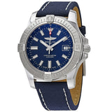 Breitling Avenger Automatic 43 Blue Dial Blue Nylon Strap Watch for Men - A17318101C1X1 Authentic Buy Shop Now