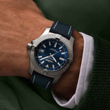 Breitling Avenger Automatic 43mm Blue Dial Blue Nylon Strap Watch for Men - A17318101C1X2 Authentic Buy Shop Now