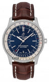 Breitling Navitimer 1 Automatic 41mm Blue Dial Brown Leather Strap Mens Watch - A17326211C1P1 Authentic Buy Shop Now