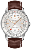 Breitling Navitimer Automatic 41 White Dial Brown Leather Strap Watch for Men - A17326211G1P2 Authentic Buy Shop Now