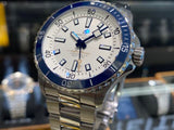 Breitling Superocean Automatic 42 White Dial Green Silver Steel Strap Watch for Men - A17375E71G1A1 Authentic Buy Shop Now