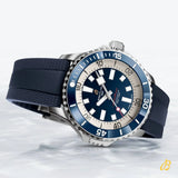 Breitling Superocean Automatic 46 Blue Dial Blue Rubber Strap Watch for Men - A17378E71C1S1 Authentic Buy Shop Now