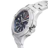 Breitling Colt Automatic 44mm Blue Dial Silver Steel Strap Mens Watch - A1738811/C906/173A Authentic Buy Shop Now