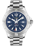 Breitling Colt Automatic 44mm Blue Dial Silver Steel Strap Mens Watch - A1738811/C906/173A Authentic Buy Shop Now