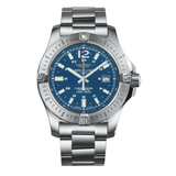 Breitling Colt Automatic 44mm Blue Dial Silver Steel Strap Mens Watch - A1738811/C906/173A Authentic Buy Shop Now