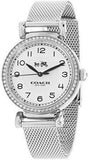 Coach Madison White Dial Silver Mesh Bracelet Watch for Women - 14502651 Authentic Buy Shop Now