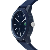 Lacoste 12.12 Blue Dial Blue Silicon Strap Watch for Men - 2010987 Authentic Buy Shop Now