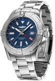 Breitling Avenger Automatic GMT 45 Blue Dial Silver Steel Strap Watch for Men - A32395101C1A1 Authentic Buy Shop Now
