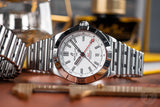 Breitling Chronomat GMT 40 White Dial Silver Steel Strap Watch for Men - A32398101A1A1 Authentic Buy Shop Now