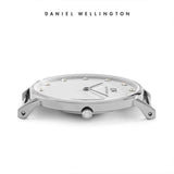 Daniel Wellington Classy Glasgow White Dial Two Tone Nylon Strap Watch For Women - DW00100082 Authentic Buy Shop Now