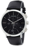 Calvin Klein Posh Black Dial Black Leather Strap Watch for Men - K8Q371C1 Authentic Buy Shop Now
