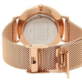 Coach Perry White Rose Gold Mesh Bracelet Watch for Women - 14503126 Authentic Buy Shop Now