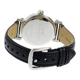 Coach Madison White Dial Black Leather Strap Watch for Women - 14502399 Authentic Buy Shop Now