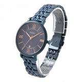 Fossil Jacqueline Blue Dial Blue Steel Strap Watch for Women - ES4094 Authentic Buy Shop Now