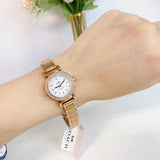 Coach Madison Crystals White Dial Rose Gold Steel Strap Watch For Women - 14502405 Authentic Buy Shop Now