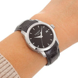Tissot T Trend Couturier Black Dial Black Leather Strap Watch For Women - T035.210.16.051.00 Authentic Buy Shop Now