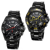 Coach Kent Chronograph Black Dial Black Steel Strap Watch for Men - 14602554 Authentic Buy Shop Now