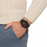 Fossil Machine Chronograph Black Dial Black Steel Strap Watch for Men - FS4682 Authentic Buy Shop Now