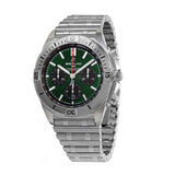 Breitling Chronomat B01 42 Green Dial Silver Steel Strap Watch for Men - AB0134101L1A1 Authentic Buy Shop Now