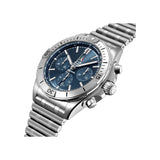 Breitling Chronomat B01 42 Frecce Tricolori Blue Dial Silver Steel Strap Watch for Men - AB01344A1C1A1 Authentic Buy Shop Now