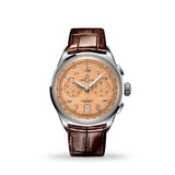 Breitling Premier B01 Chronograph 42 Beige Dial Brown Leather Strap Watch for Men - AB0145331K1P1 Authentic Buy Shop Now