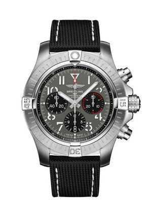 Breitling Avenger B01 Chronograph 45 Anthracite Dial Black Nylon Strap Watch for Men - AB01821A1B1X1 Authentic Buy Shop Now
