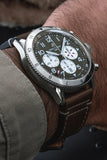 Breitling Super Avi B04 Chronograph GMT 46 Curtiss Warhawk Green Dial Brown Leather Strap Watch for Men - AB04452A1L1X1 Authentic Buy Shop Now