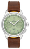 Breitling Premier B09 Chronograph 40 Green Dial Brown Leather Strap Watch for Men - AB0930D31L1P1 Authentic Buy Shop Now
