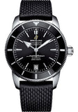 Breitling Superocean Heritage B20 Automatic 44 Black Dial Black Mesh Bracelet Watch for Men - AB2030121B1S1 Authentic Buy Shop Now