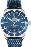 Breitling Superocean Heritage B20 Automatic 46 Blue Dial Blue Mesh Bracelet Watch for Men - AB2020161C1S1 Authentic Buy Shop Now